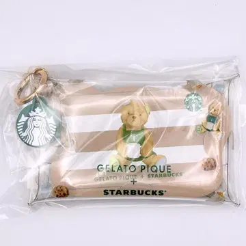 gelato pique 멀티 케이스 스타벅스 카드 포함 모카 베이지
