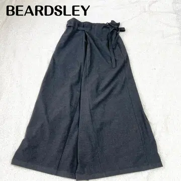 BEARDSLEY 랩 배기 팬츠 와이드 팬츠 차콜 그레이