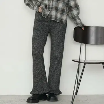 forksy. 에브리데이 리브 니트 프릴 팬츠