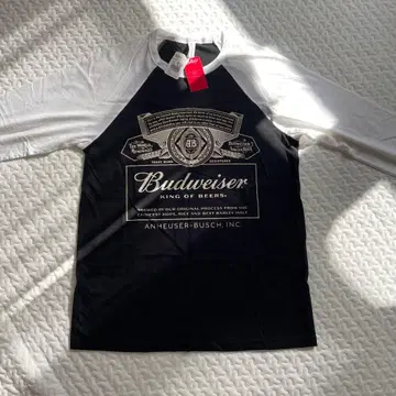 Budweiser 래글런 슬리브 T셔츠 M 사이즈