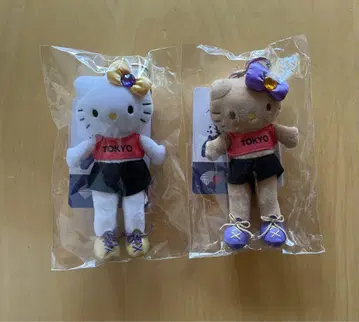 세계 육상 2025 산리오 스타일업 봉제 인형 헬로키티 2세트