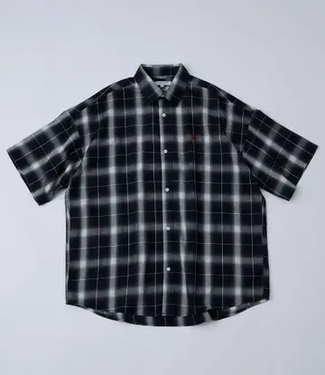 U.S. POLO ASSN./유에스플로어슨 로고 자수 체크 셔츠