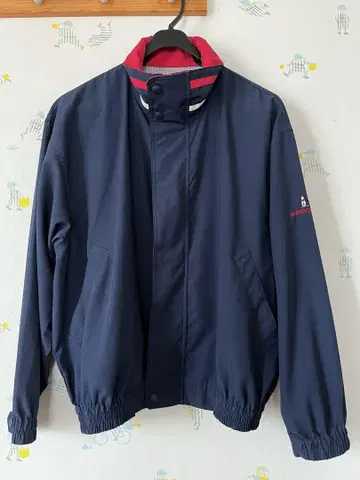 Munsingwear 네이비 레드 자켓