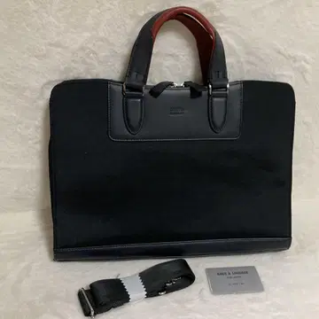 컨디션 최상 다케오 키쿠치 블랙 2way 비즈니스 백 브리프 케이스