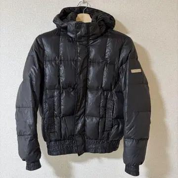 Champion 다운 자켓 블랙 S