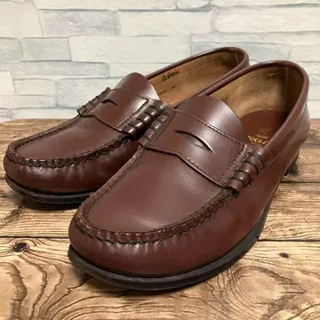 [ 24cm ] REGAL 가죽 페니 로퍼 코인 브라운 모카신