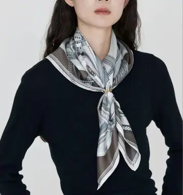 택 포함 미사용 새상품 Manipuri 마니프리 이번 시즌 신상 스카프