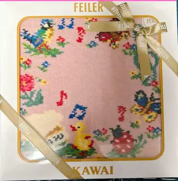 FEILER KAWAII 핑크 손수건