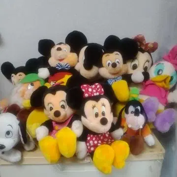 쇼와 레트로 산앤스타 다수 디즈니 봉제 인형 묶음 판매