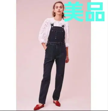 신존 데님 오버롤 살로펫 블랙