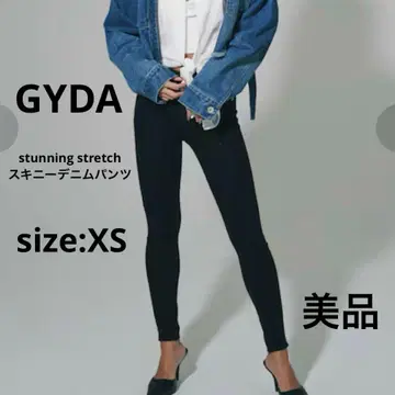 새상품급 GYDA stunning stretch 스키니 데님 팬츠 블랙