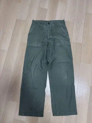W30 분위기계 베이커 팬츠 60s 버튼 플라이 OG-107