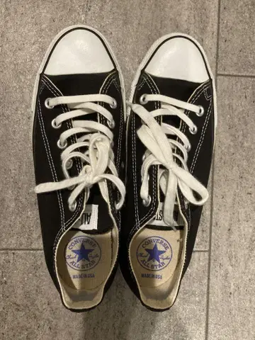 CONVERSE ALL STAR 블랙 스니커즈