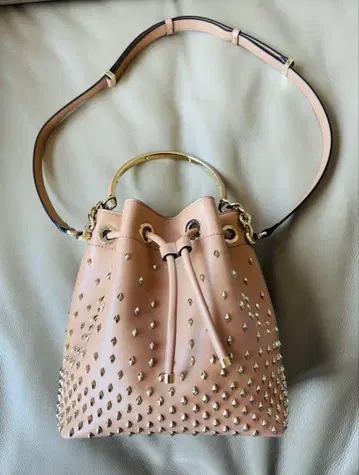 지미추 모자 꽁지 버킷 다이아몬드 핸드백