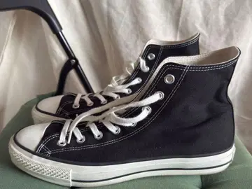 28cm CONVERSE 올스타 하이 블랙 MADE IN JAPAN