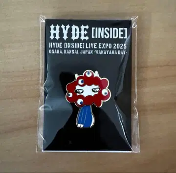 EXPO2025 HYDE 미야쿠미야쿠 핀 배지 edyh 에디
