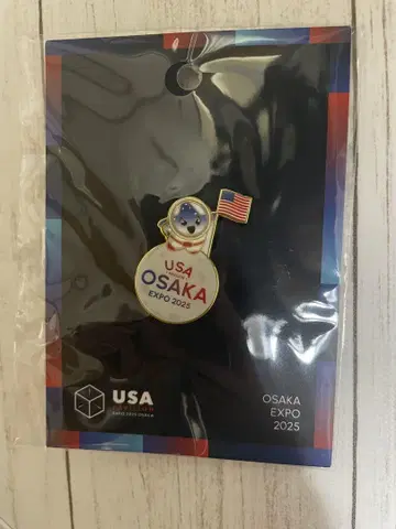 USA OSAKA EXPO 2025 핀 배지