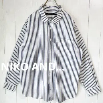 [ 새상품급 ] 니코앤드 NIKO AND - 스트라이프 루즈핏 셔츠