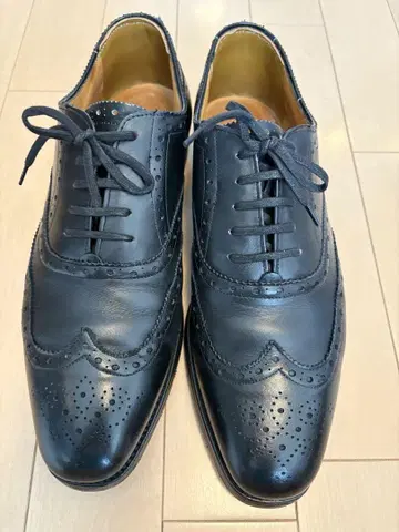 GRENSON 그렌손 풀 브로그 블랙 7하프 7.5