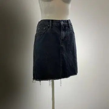 USA 00s 리바이스 블랙 데님 스커트 청바지