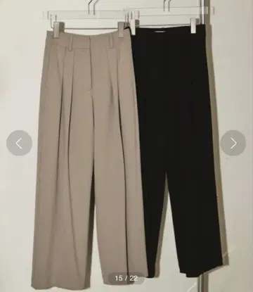TODAYFUL Doubletuck Twill Trousers 38