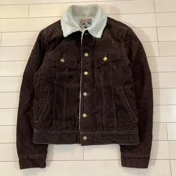 10.4 Lee 스톰 라이더 보아 안감 코듀로이 자켓 브라운