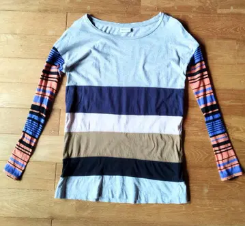 DRIES VAN NOTEN 보더 긴팔 T셔츠