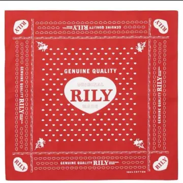 이마이치 류지 RILY 반다나 빨간색 삼대
