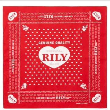 이마이치 류지 RILY 반다나 빨간색 삼대