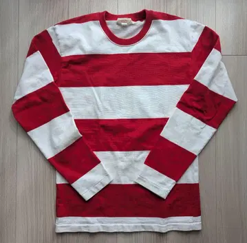 부처 프로덕트 L/S Border 빨간색 36