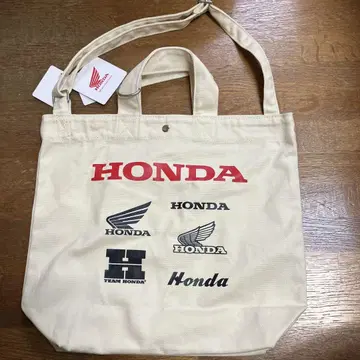 HONDA 토트백 아이보리 캔버스