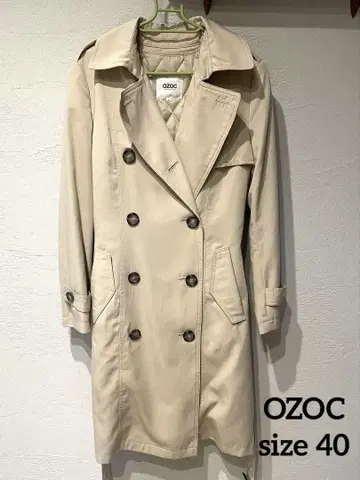 OZOC 트렌치코트 사이즈 40 베이지