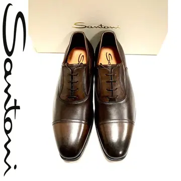 새상품 SANTONI 산토니 고급 18.4만 엔 파티뉴 비즈니스 슈즈