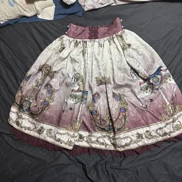 axes femme kawaii 그랜드 피날레 스커트 보르도