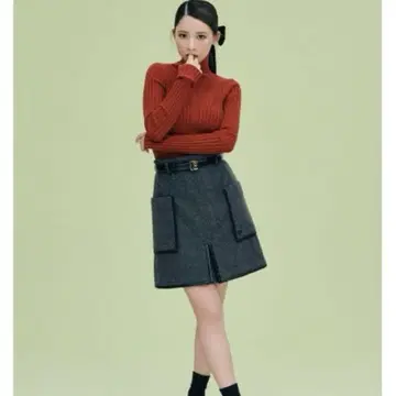 새상품급 FRAY I.D pierre cardin 미니 스커트