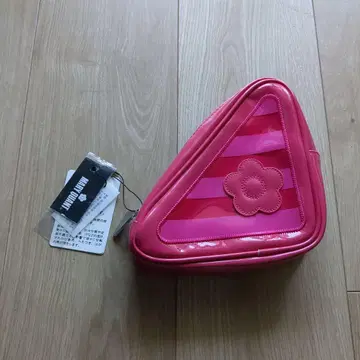 택 포함 새상품 마리콴트 핑크 삼각형 파우치