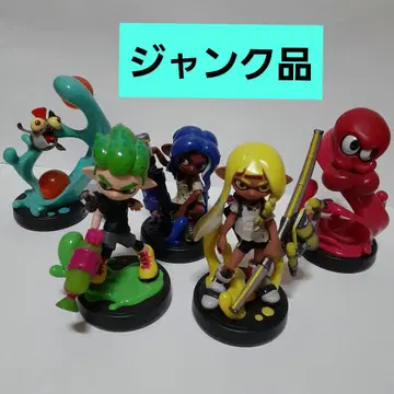 [정크제품] 스프라툰 캐릭터 amiibo 피규어 5체 세트