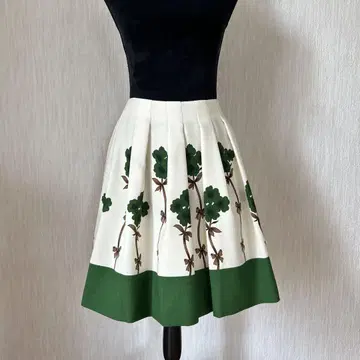 엠즈 그레이시 그린 꽃 스커트
