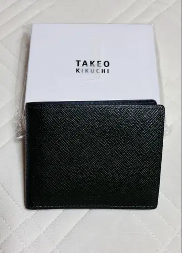 TAKEO KIKUCHI 접이식 지갑 다크 그린