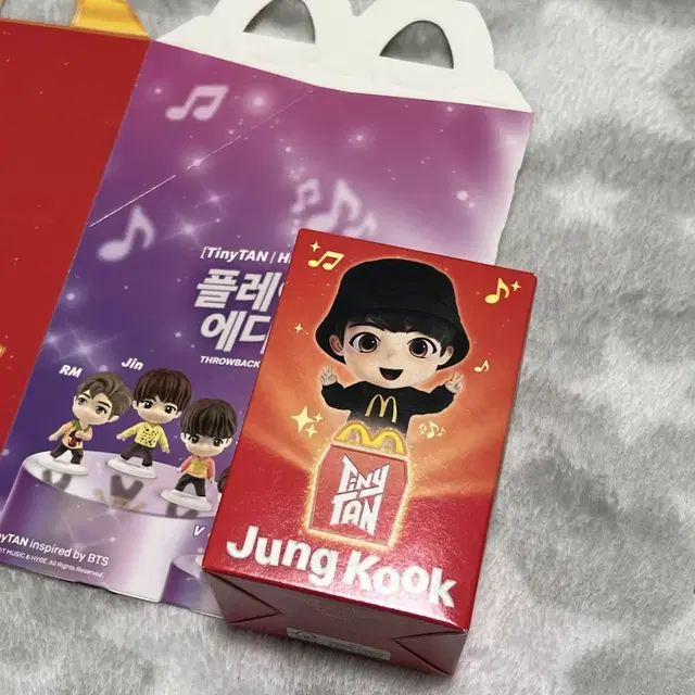맥도날드 BTS 방탄소년단 TinyTAN 정국 피규어