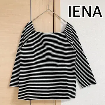 IENA 이에나 긴팔 티셔츠 보더