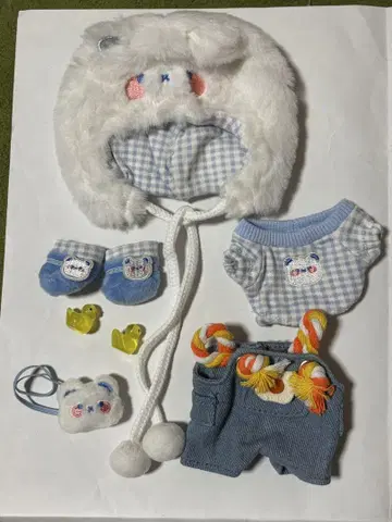 딜러제 무속성 봉제 인형 의류 15cm