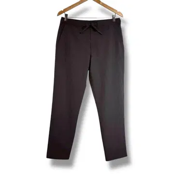 무인양품 MUJI 여성용 슬랙스 M 사이즈 블랙 블랙 이지 팬츠