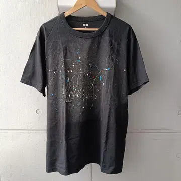 한정판 1벌 유니클로 유 페인트 리메이크 크루넥 T XL UNIQLOU