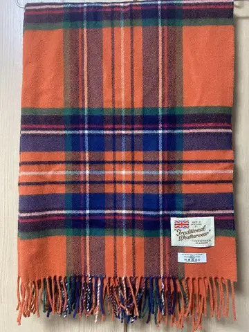 Traditional Weatherwear 오렌지 머플러 무릎 담요