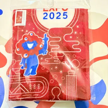 먀크먀크 페이스 타월 빨간색 오사카 간사이 만박 레어템