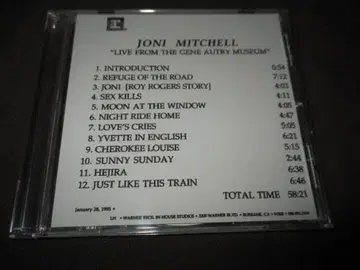 joni mitchell live from the gene autry .