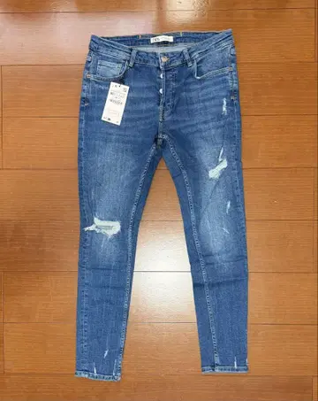 ZARA 데미지 데님 스키니 2005 SKINNY RIPPED
