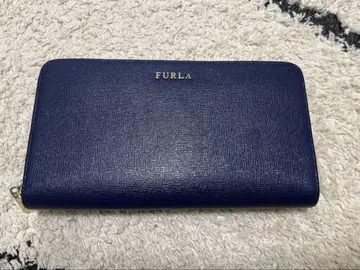 FURLA 네이비 장지갑
