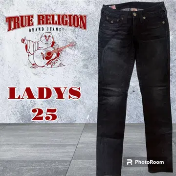 TRUE RELIGION 여성용 스트레이트 데님 25 USA